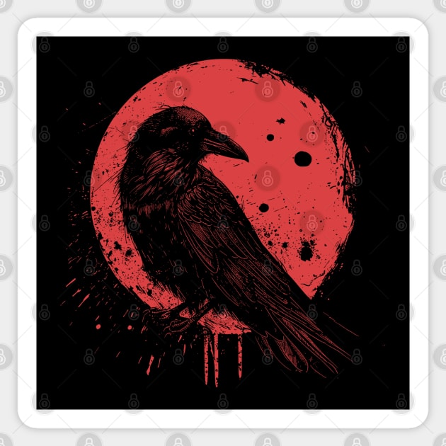 The Raven Sticker by Yopi